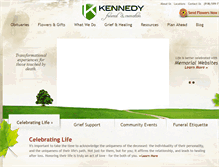 Tablet Screenshot of kennedycares.com